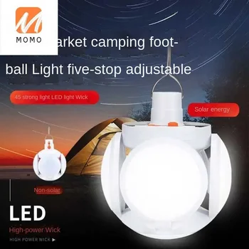Domáce Spotrebiče Nádherné Skladacie Nočné Videnie Svetla Camping Skladacia Futbal Svetlo Nabíjateľný Solárnym LED Svetlo